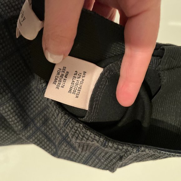 Philosophy Gray Checkered Elastic Waist Pants – Size Large - Picture 5 of 12